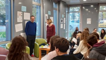 Rencontre avec Victor Pouchet à la bibliothèque de Marly-le-Roi